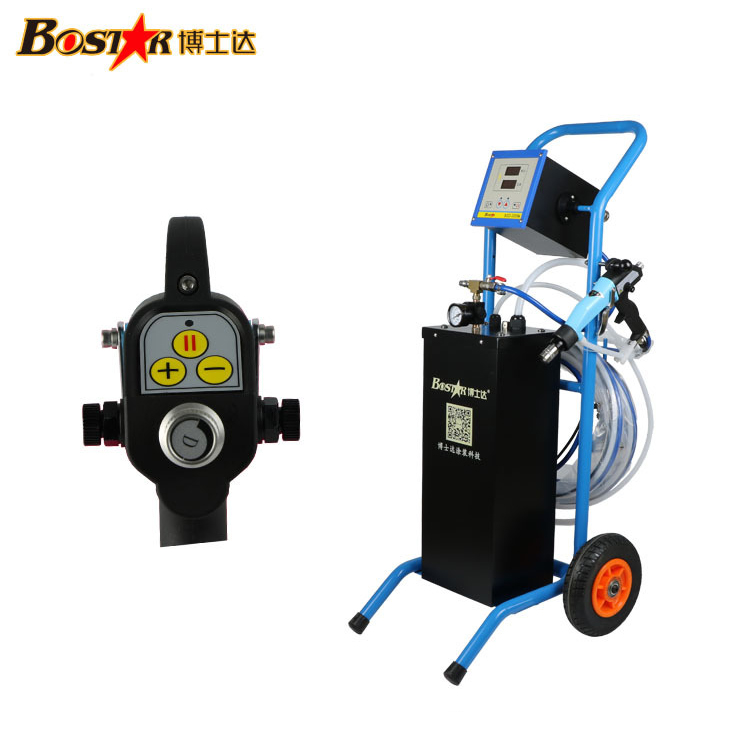 博士達水性涂料靜電噴槍帶推車
